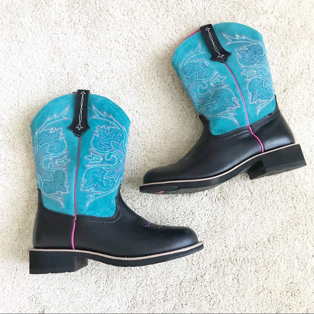 Ariat Cowgirl Western Boots Pull On Size 11